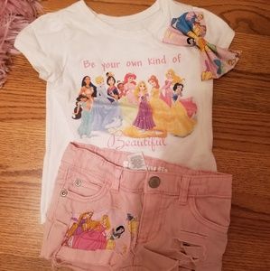 Disney Princess Custom Made Short Set